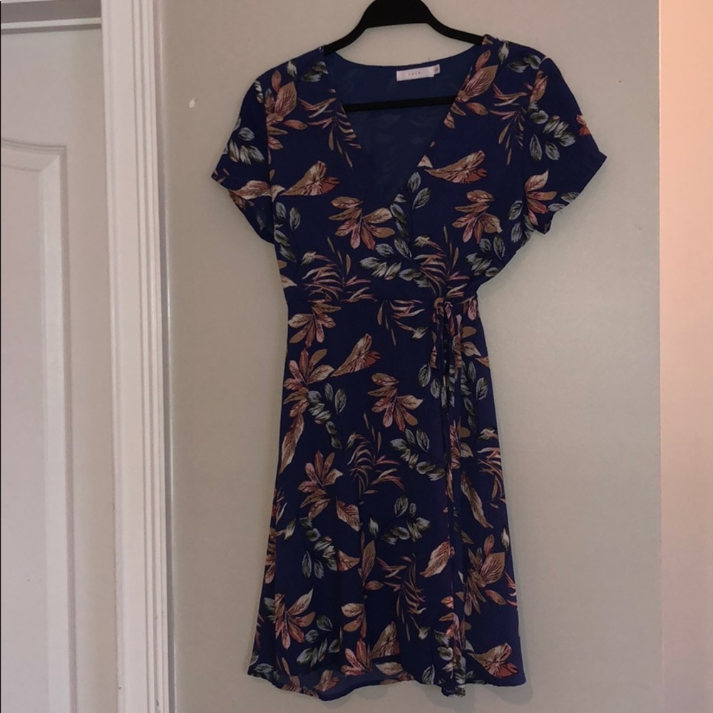 casual wrap dress